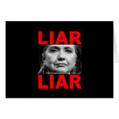 Liar Liar Hillary Clinton (Front Horizontal)