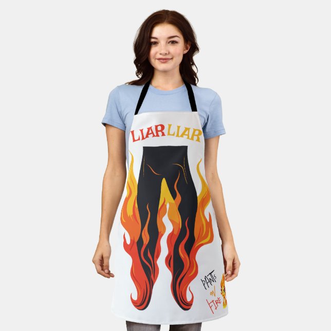 Liar, Liar, Pant's on Fire Apron (Worn)