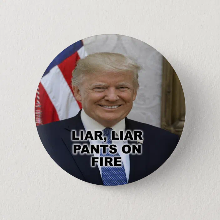 Liar Liar Pants On Fire Button Zazzle Com