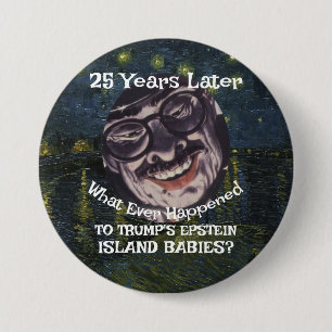 Liar Trump Epstein Island Files Babies Republican Button