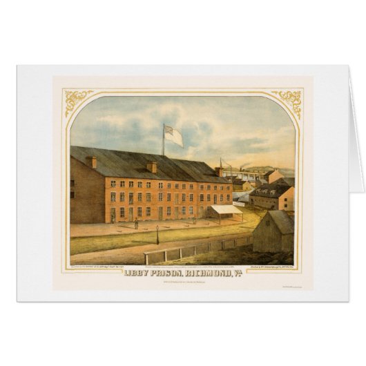 Libby Prison, by E. Sachse & Company 1865 Cards (Front Horizontal)
