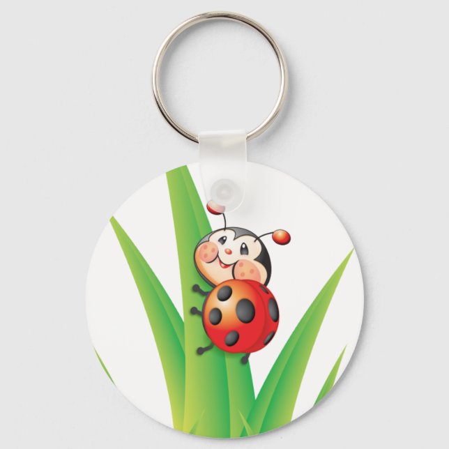 Libby the Ladybug Keychain (Front)