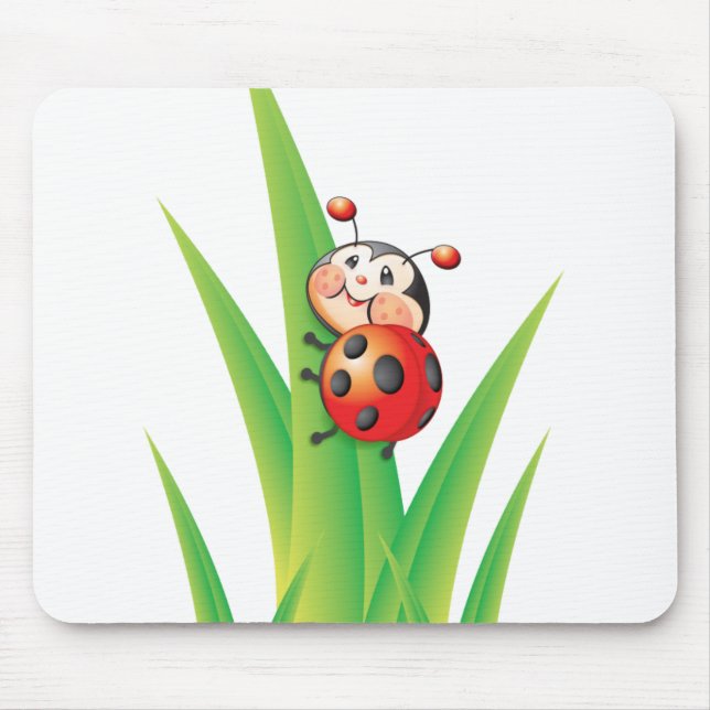 Libby the Ladybug Mousepad (Front)