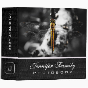 Libellulidae Dragonfly Family Photo Books Binder