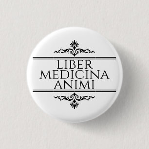 Liber Medicina Animi Magnet Button