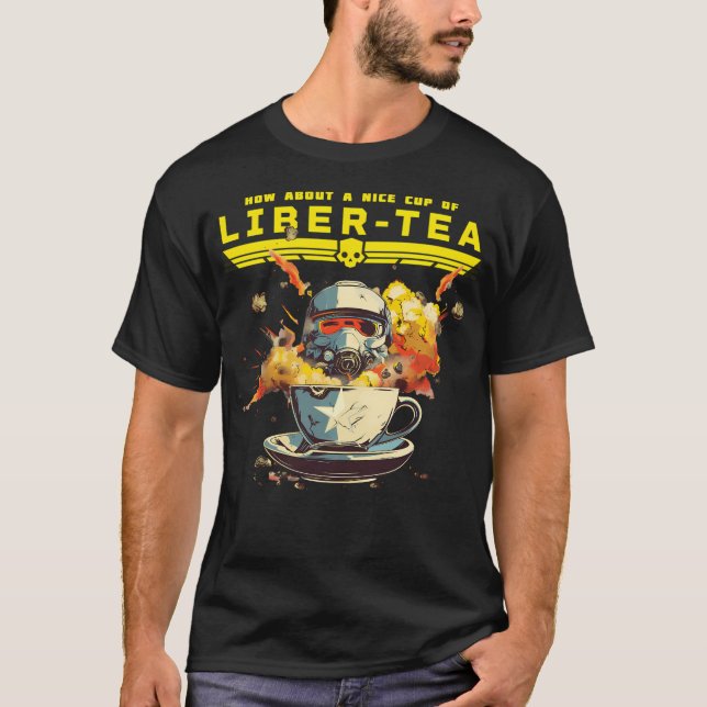 Liber-Tea - Helldivers Ii T-Shirt (Front)