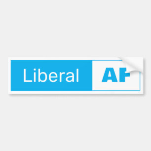 "Liberal AF" Bumper Sticker