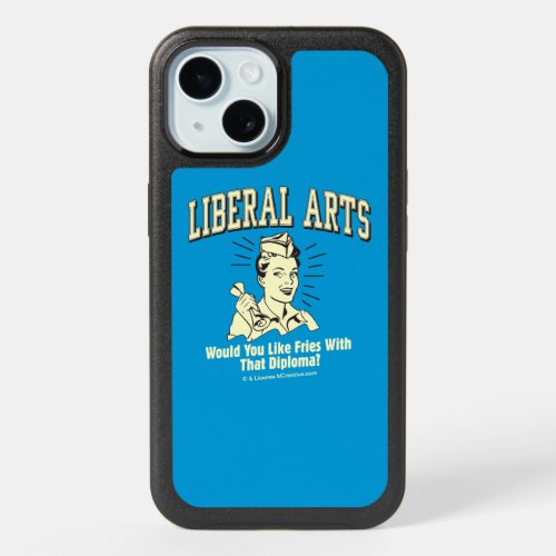 Liberal Arts Like Fries With Diploma iPhone 15 Case