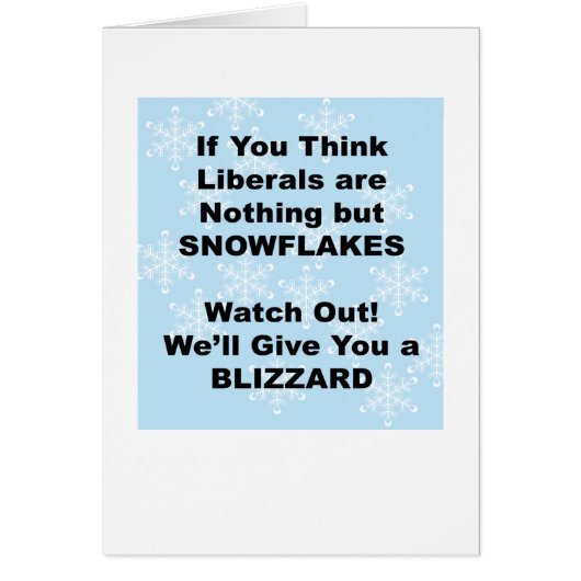 Liberal Blizzard Cards (Front)