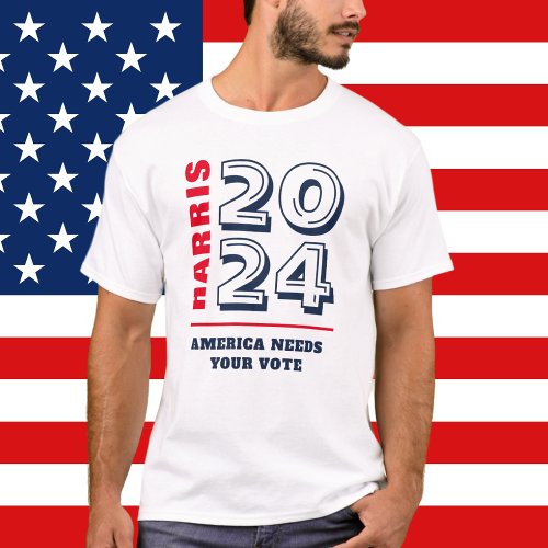 Liberal Democratic Election Rally Harris 2024 Vote T_Shirt