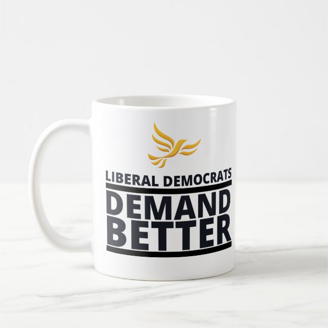 Liberal Democrats Demand Better Mug (Left)
