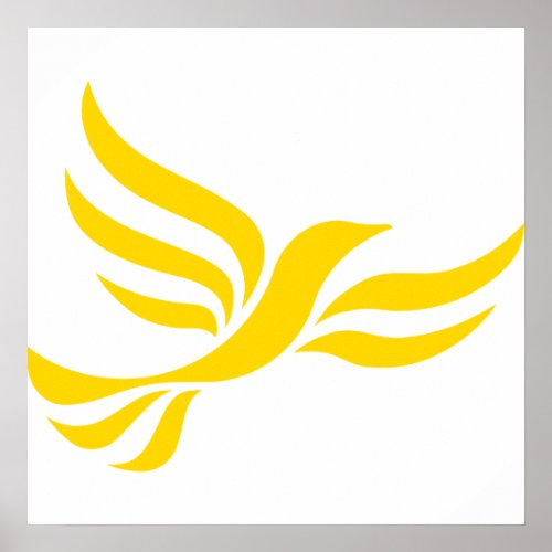 Liberal Democrats Logo Poster