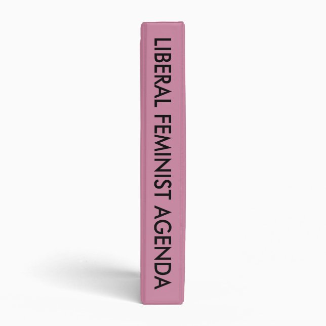 Liberal Feminist Agenda -- Binder (Spine)