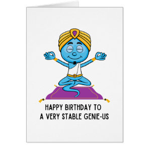 Liberal Humor Birthday Card Very Stable Genius