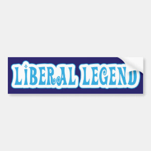 Liberal Legend / Vote Blue Bumper Sticker