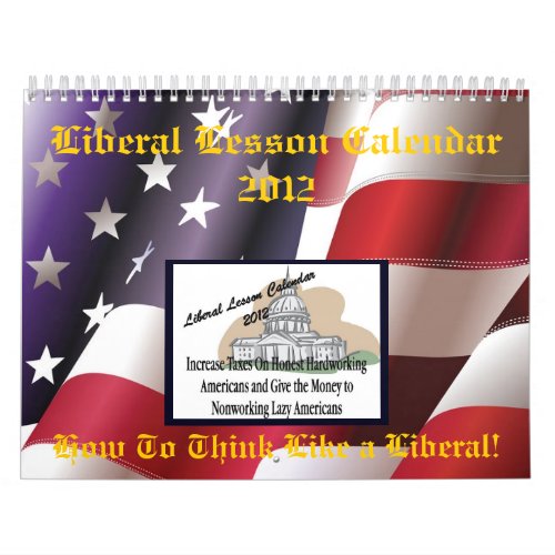 Liberal Lesson Calendar 2012