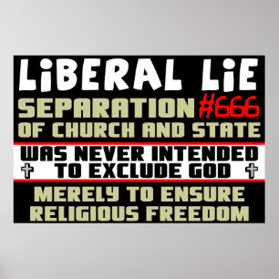 Liberal Lie #666 Poster