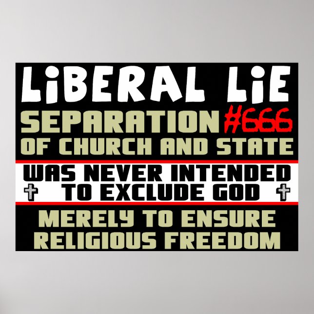 Liberal Lie #666 Poster (Front)