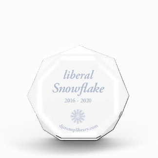 "Liberal Snowflake" Small Octagonal Award