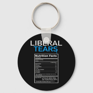 Liberal Tears Anti Liberal Pro Trump Republican Keychain