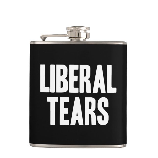 Liberal Tears Flask (Front)