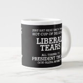Liberal Tears President Trump POTUS 45 Giant Coffee Mug (Front Right)