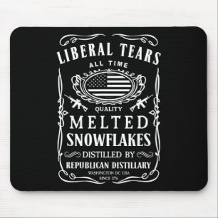 Liberal Tears Shirt Funny Republican Conservative Mouse Pad