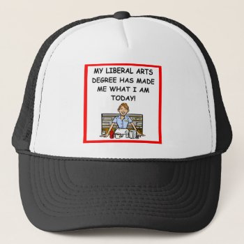 Liberal Trucker Hat by jimbuf at Zazzle