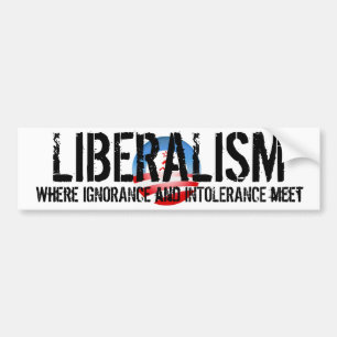Liberalism Bumper Sticker