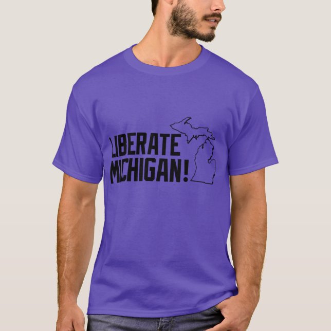Liberate Michigan 9 T-Shirt (Front)