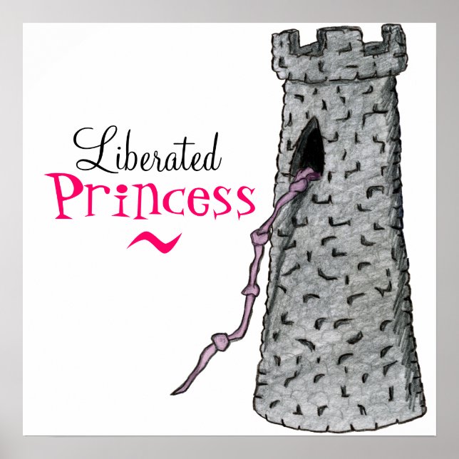 LIBERATED PRINCESS print (Front)