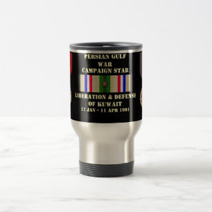 Liberation & Defense of Kuwait Campaign Travel Mug