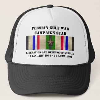 Liberation & Defense Of Kuwait CAMPAIGN Trucker Hat