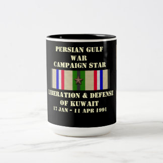Liberation & Defense of Kuwait Campaign Two-Tone Coffee Mug