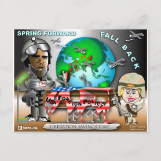 Liberation Savings Time Postcard