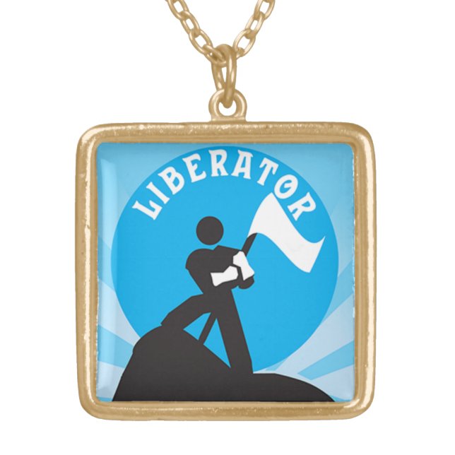 Liberator Gold Plated Necklace (Front)