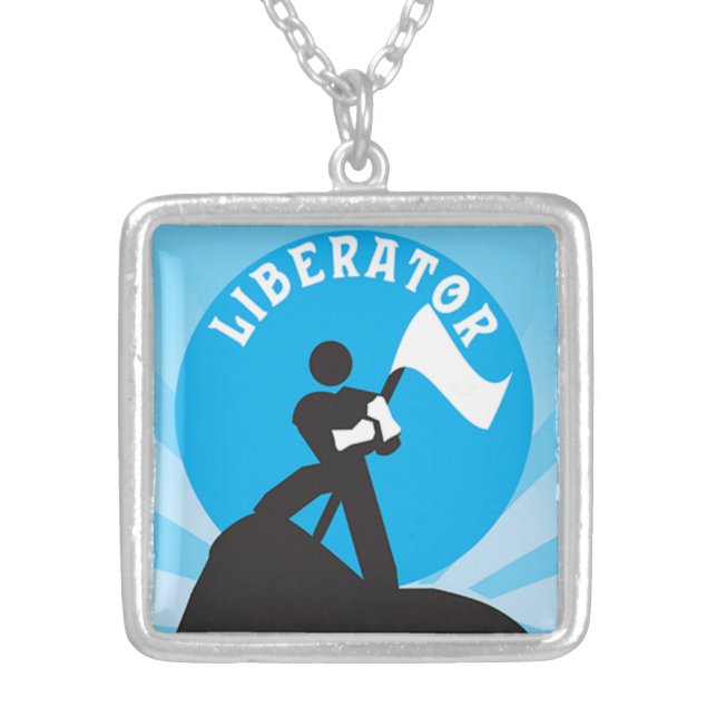 Liberator Silver Plated Necklace (Front)