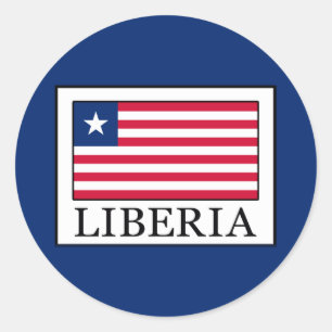Liberia Classic Round Sticker