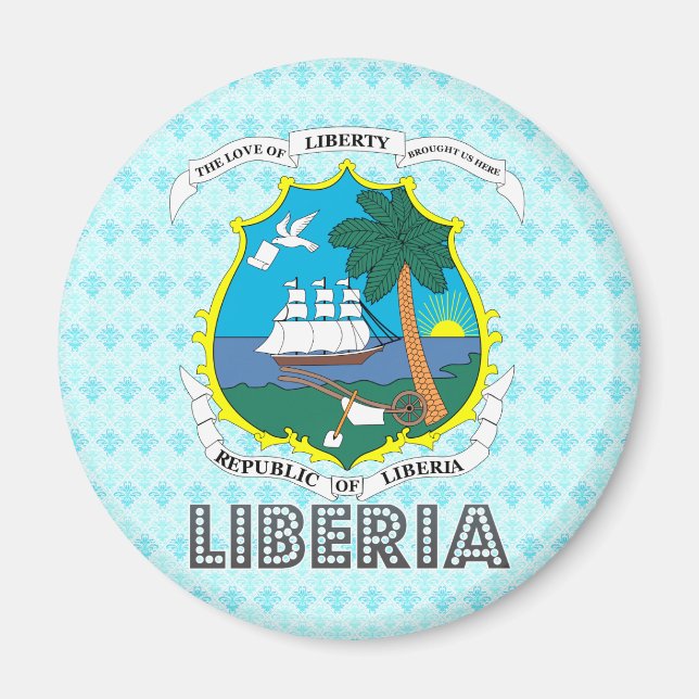Liberia Coat of Arms Magnet (Front)