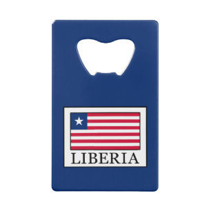Liberia Credit Card Bottle Opener
