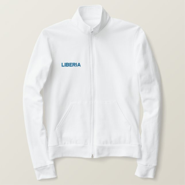 Liberia Custom By Africankoko Embroidered Jacket (Design Front)