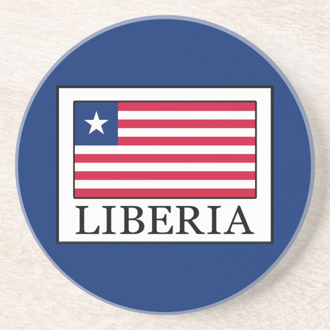 Liberia Drink Coaster (Front)