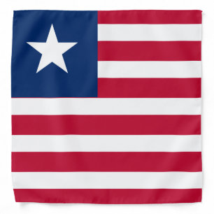 Liberia Flag Bandana