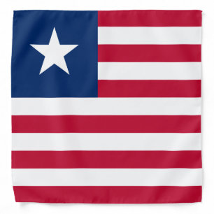 Liberia Flag Bandana