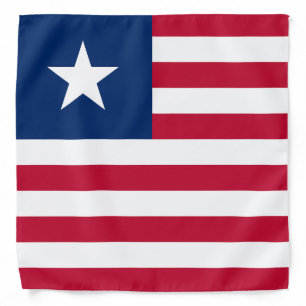 Liberia Flag Bandana