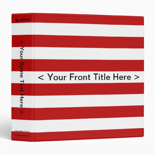 Liberia Flag Binder