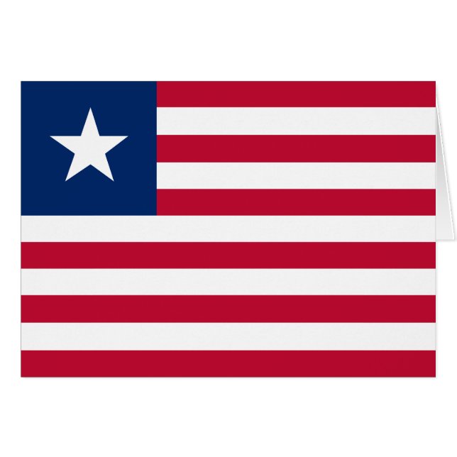 Liberia Flag Cards (Front Horizontal)