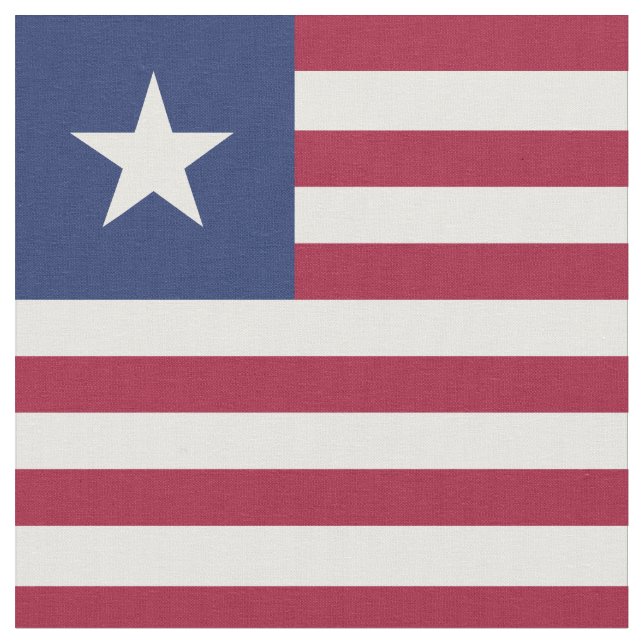 Liberia flag fabric (Close Up)