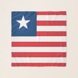 Liberia Flag Fashion Scarf