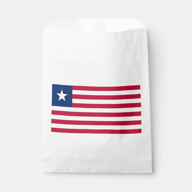 Liberia Flag Favor Bag (Front)